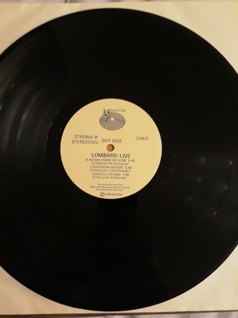 Niezapomniane koncerty LOMBARD- Live. 1983.Kolekcja własna.