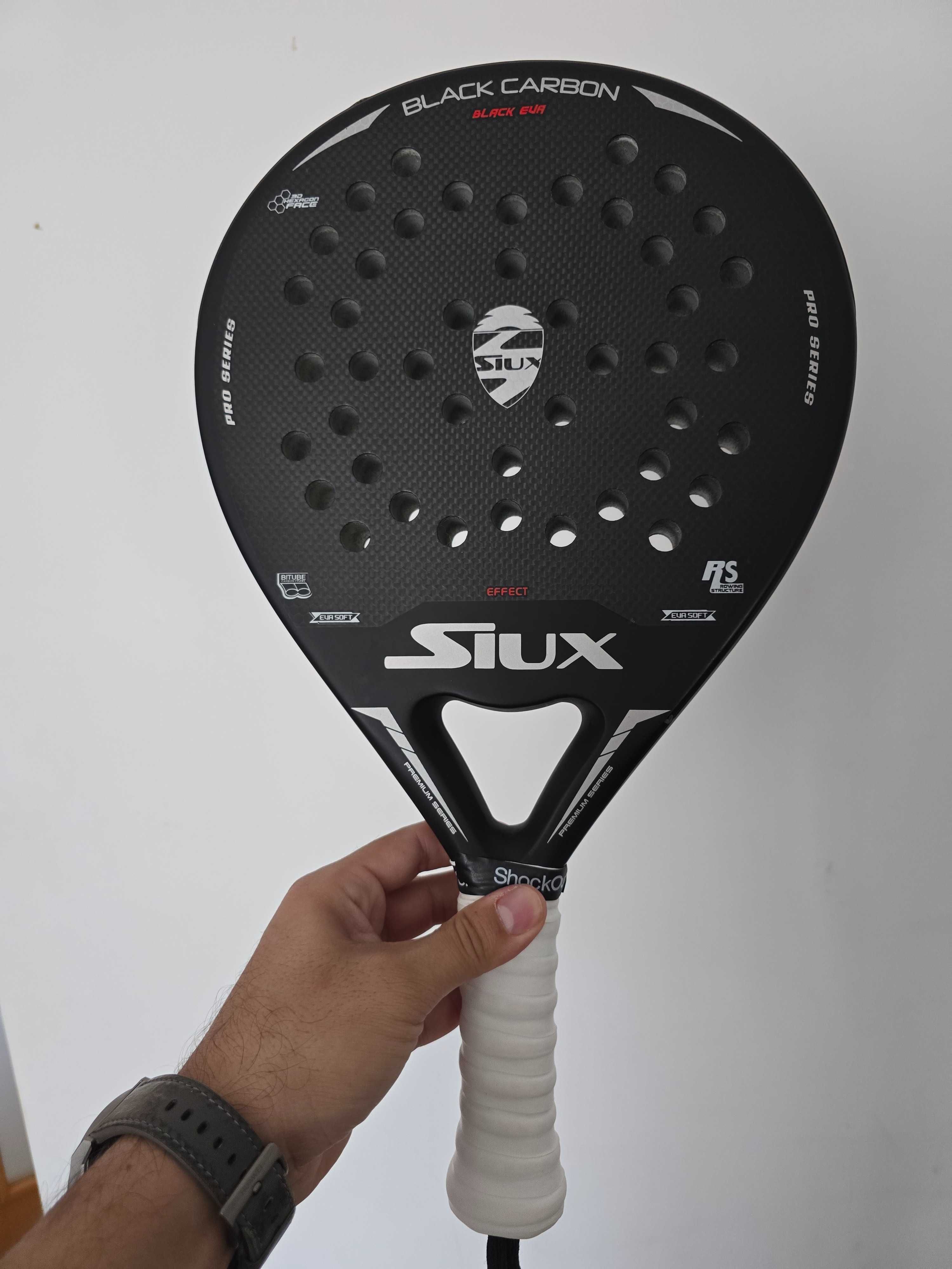 Raquete de Padel Siux Black Carbon