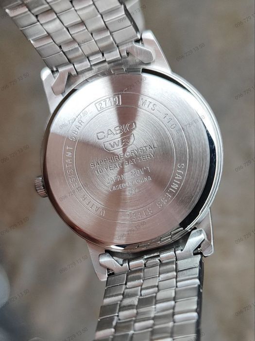 Годинник  Casio MTS-110D-7A Сапфір Оригінал Гарантія Касио