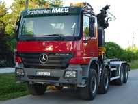 Mercedes-Benz Actros 4141 HDS EFFER 325 Hakowiec 8x4 hak dzwig z Niemiec  sprowadzony nieeksploatowany w Polsce