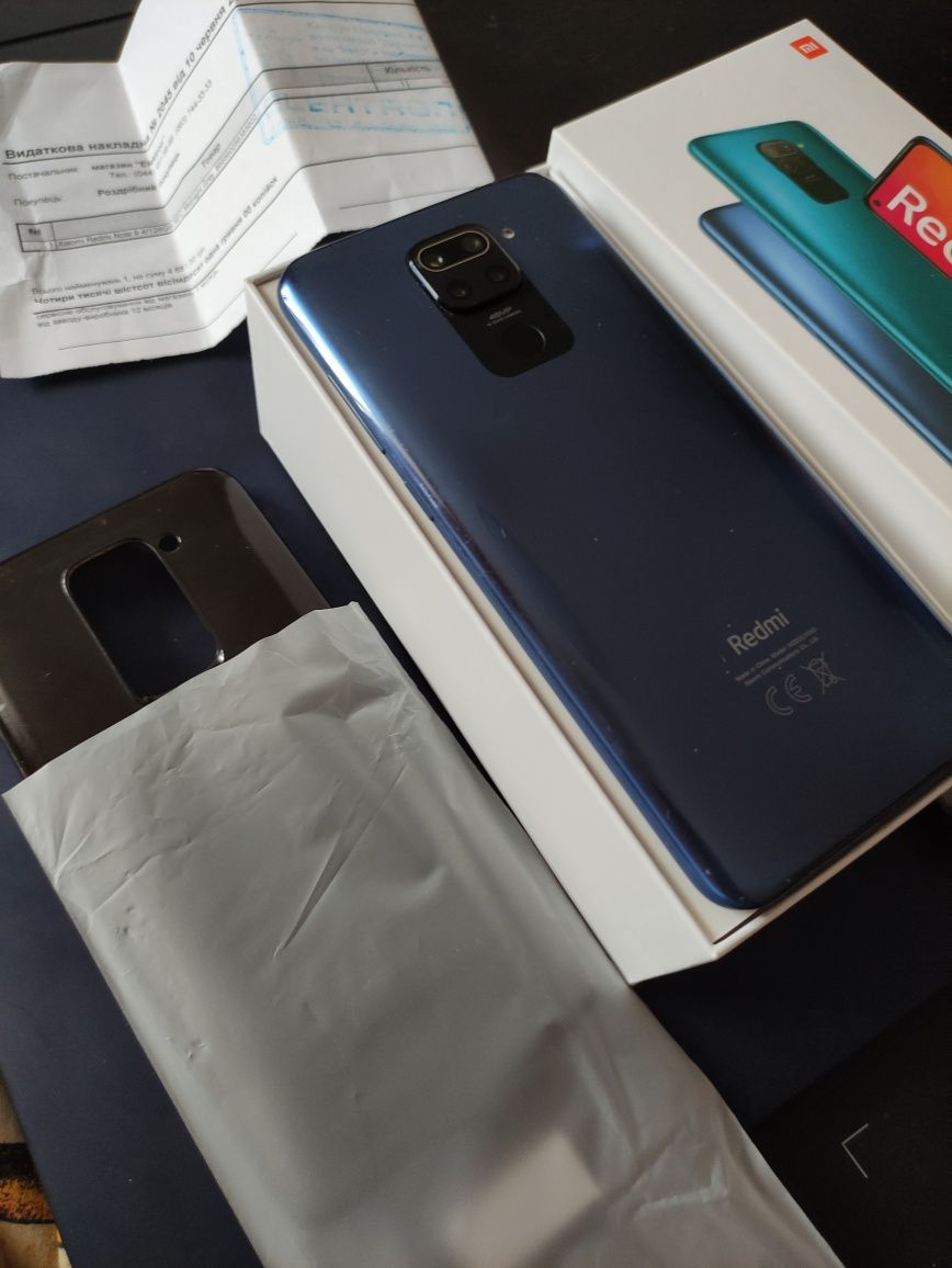 Xiaomi Redmi Note 9 4/128GB Midnight Grey