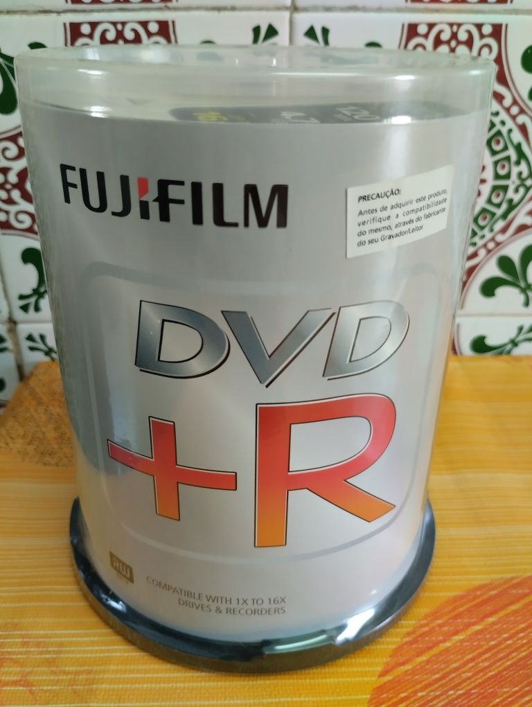 Pack 100 DVDs viagens Fujifilm