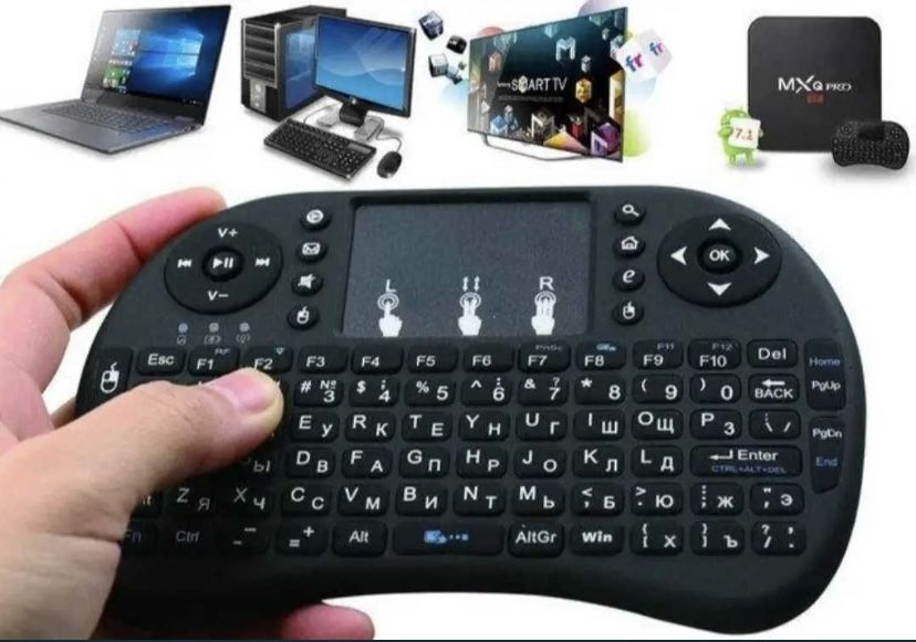 Беспроводная клавиатура MWK08 wireless i8 + touch