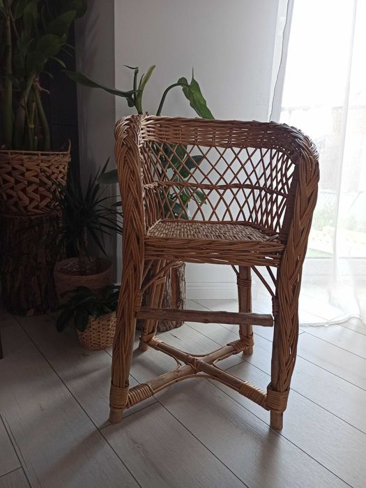 Fotel krzesło dziecięce boho