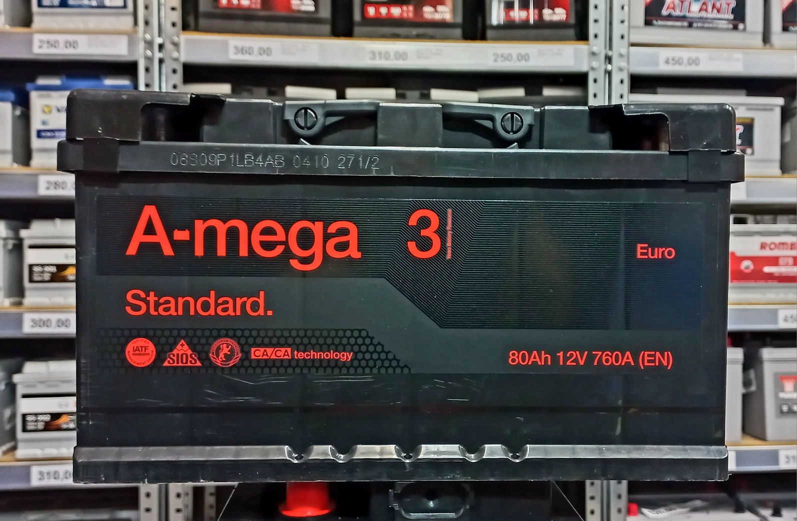 Akumulator AMEGA M3 12V 80AH 760A nowy