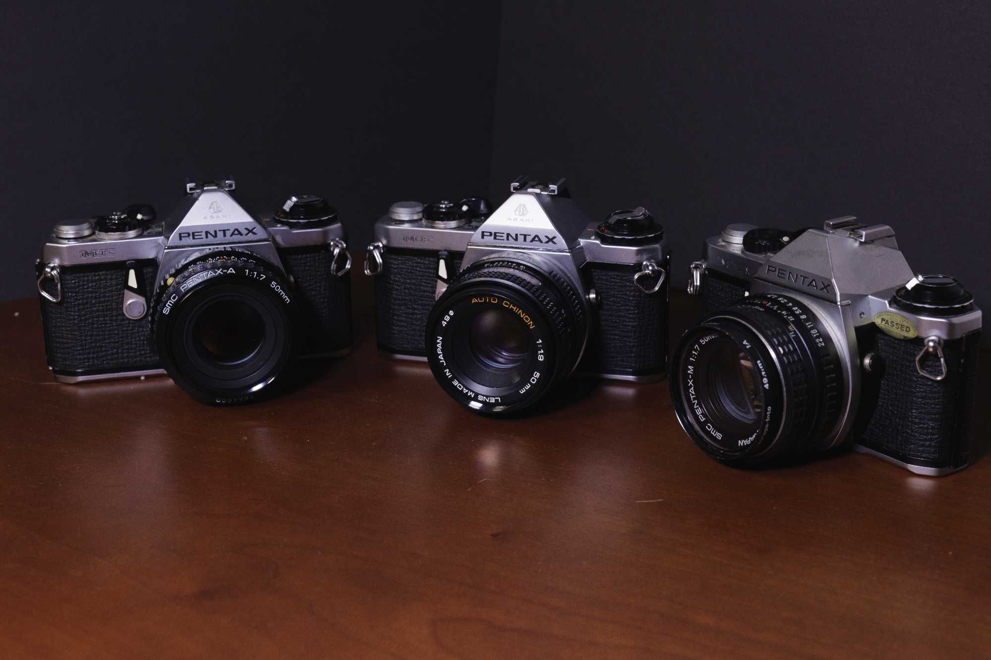 Lote de câmaras Pentax ME e ME Super