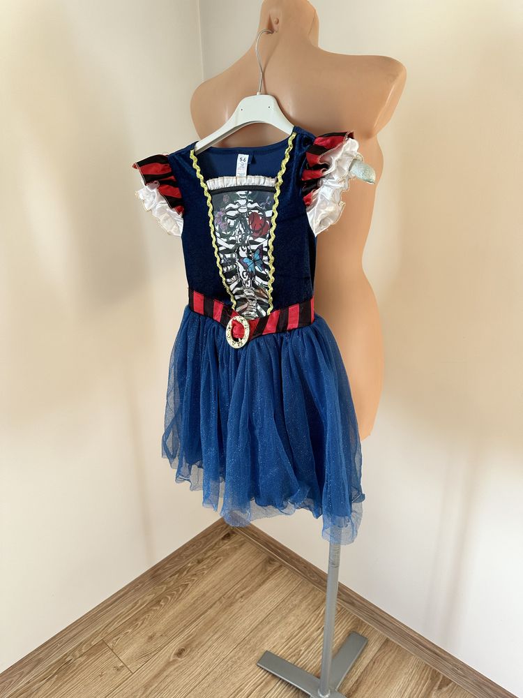 Strój przebranie na halloween George 110-116 cm piratka