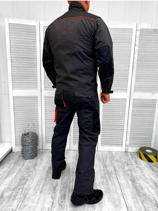 Костюм робочий чоловічий, роба куртка та напівкомбінезон, 56р спецодяг