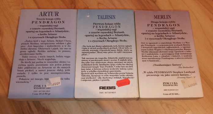 Pendragon 1-3 Stephen Lawhead Fantasy