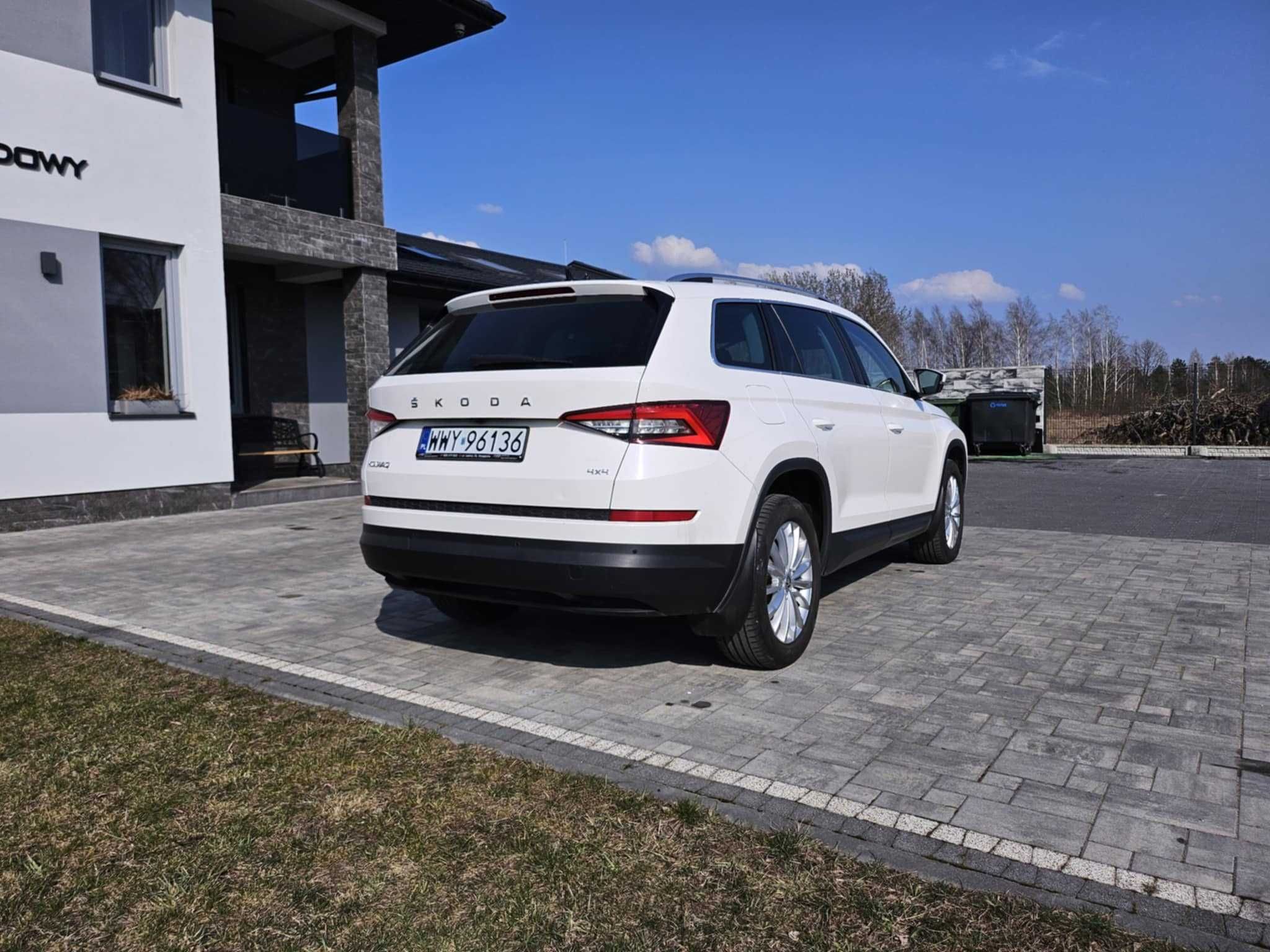 Wynajem Skoda Kodiaq 2.0 TDI 190KM 4x4 L&K 7 OSÓB FULL