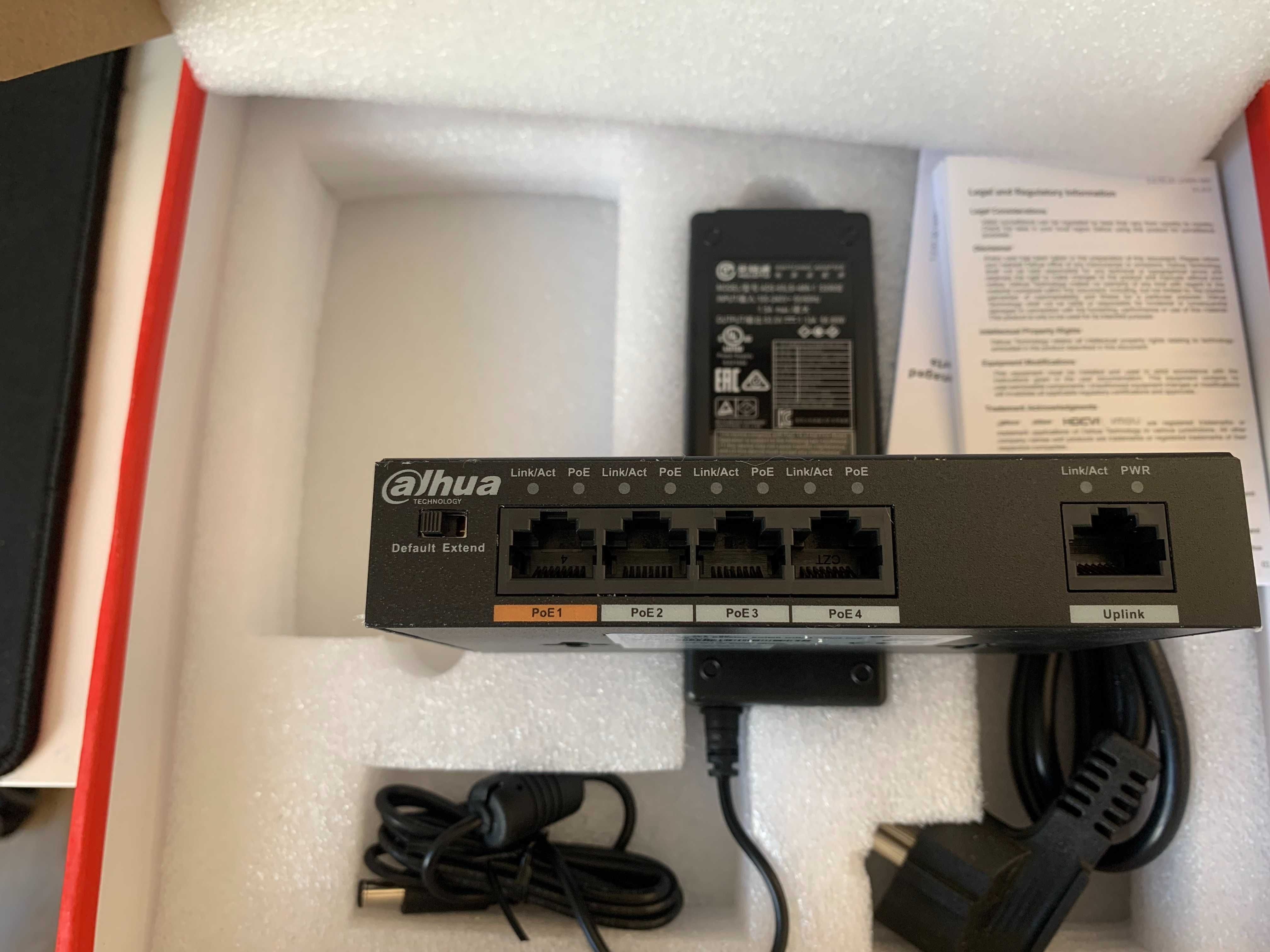 Switch de Rede Dahua Technology PoE PFS3005-4ET-60