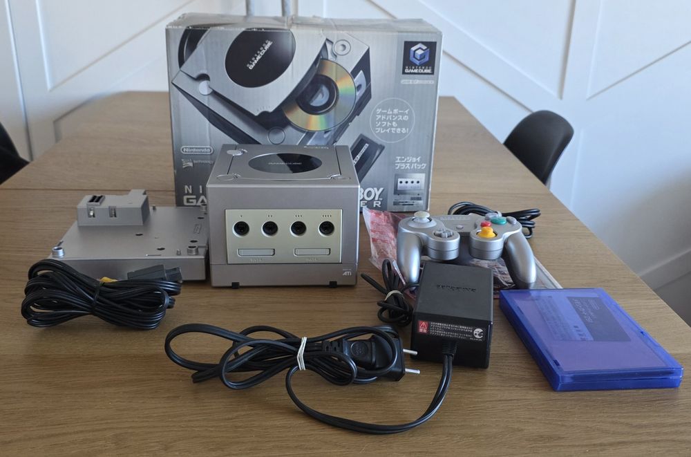 Nintendo GameCube + Gameboy Player - PicoBoot - 220v - Box - Serwis