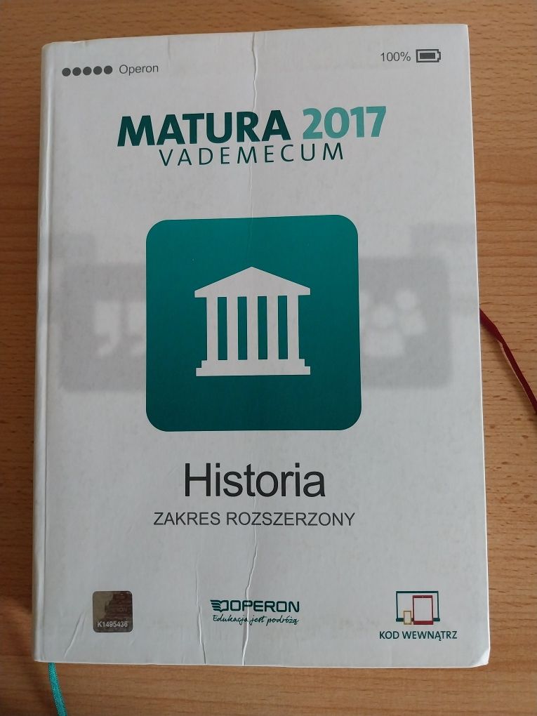 Matura 2017. Vademecum. Historia zakres rozszerzony