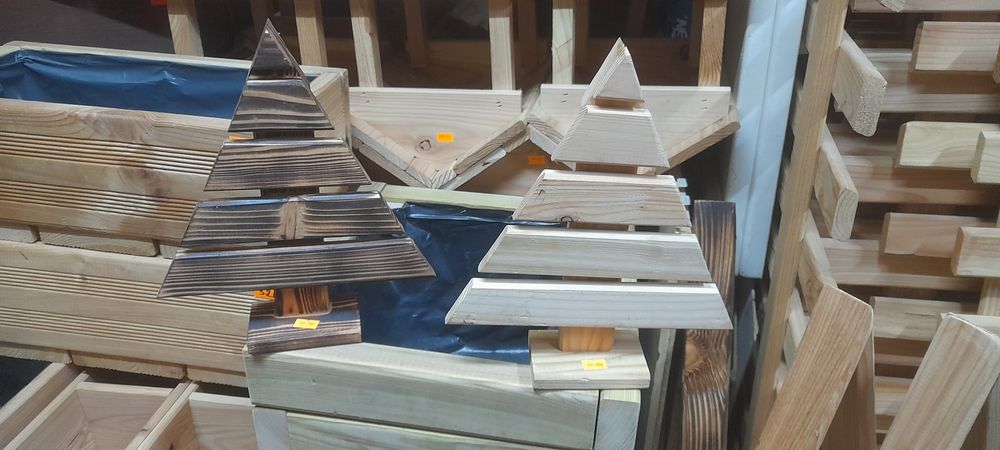 Choinka drewniana dekoracyjna 60cm