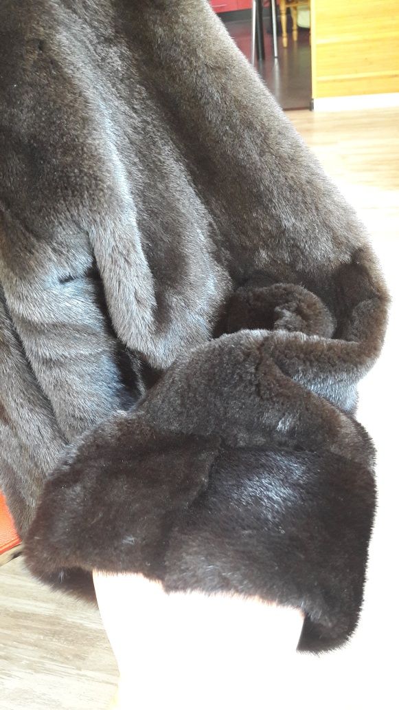 Шикарна норкова шубка BLACK NAFA