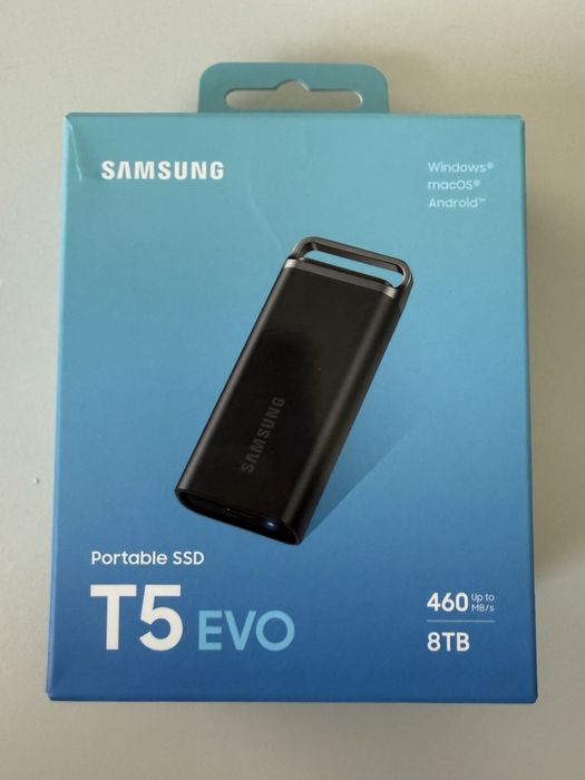 Nowy dysk Samsung T5 Evo 8TB