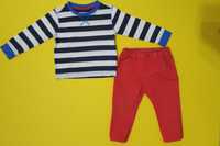 Komplet dla niemowlaka: bluzeczka i spodnie Mayoral, rozm.80