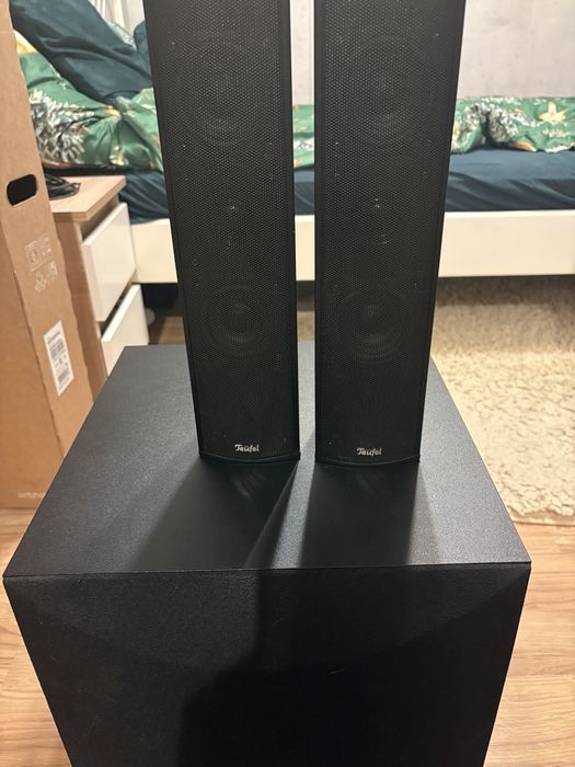 Głośniki Teufel + subwoofer Yamaha