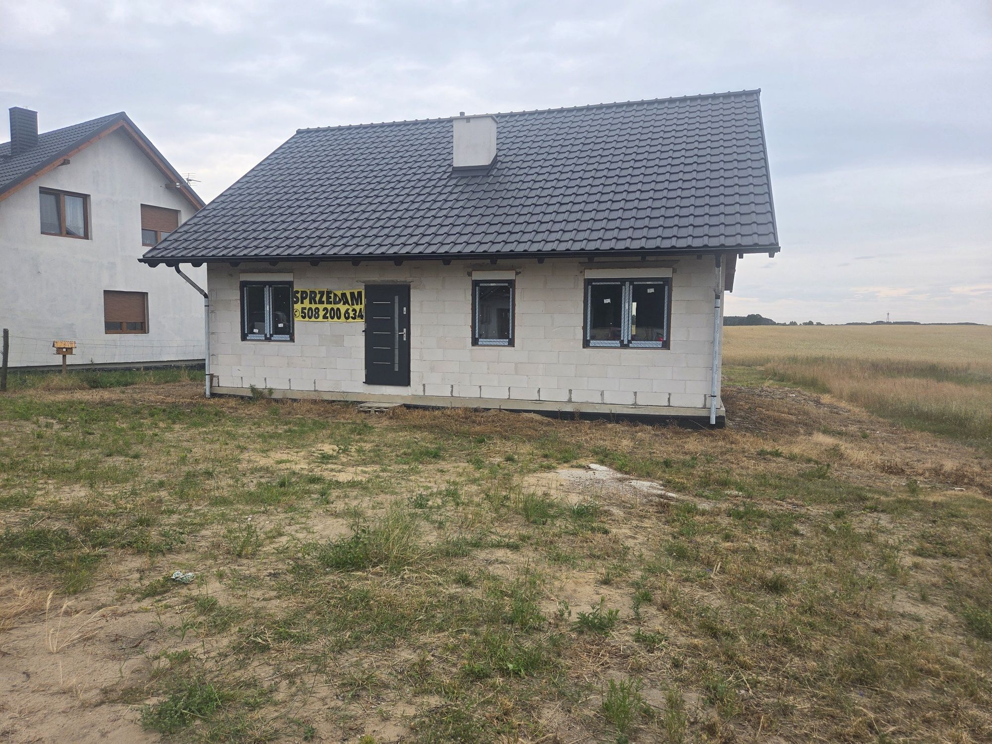 Dom Wągrowiec Sienno 92m2, działka 1000m2.