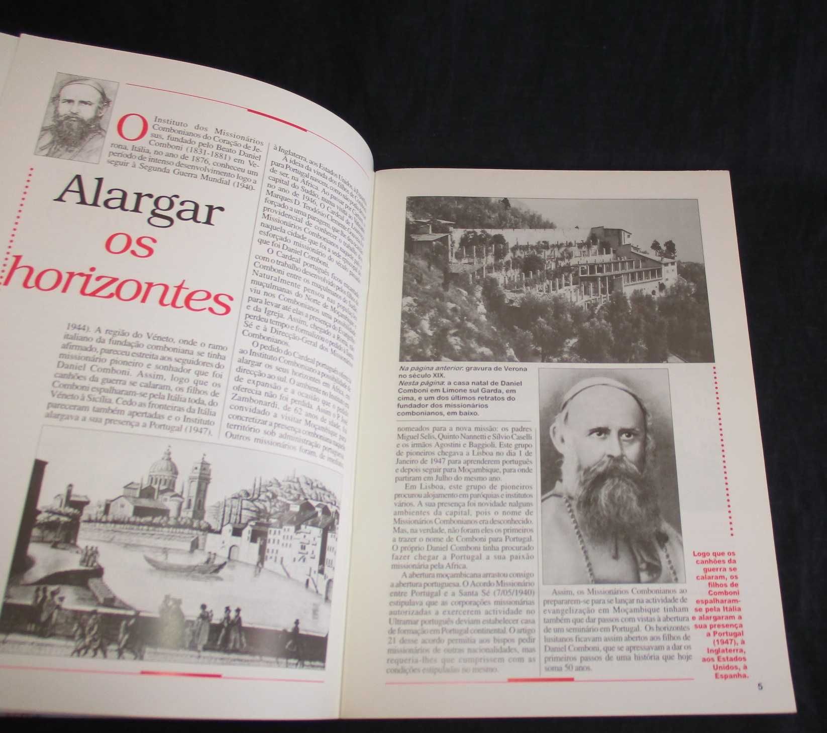 Livro Andarilhos da Missão Missionários Combonianos em Portugal