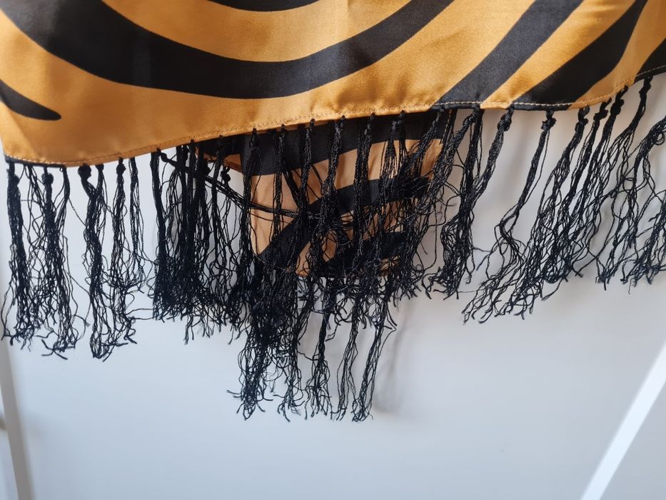 Яскравий Тигровий шалик, штучний шовк