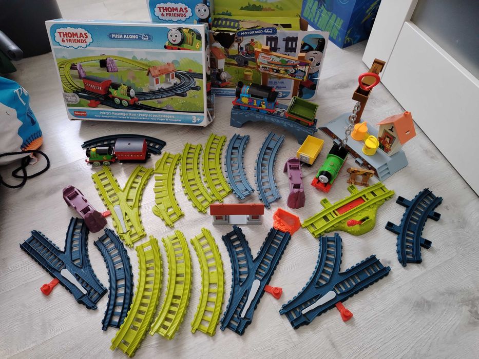 Fisher price Tory kolejowe Thomas&Friends 2 pełne zestawy nowe