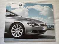 Catálogo BMW Serie 6 E63 e E64