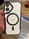 Etui frame z magafe do iPhone 16 + szklo hartowane