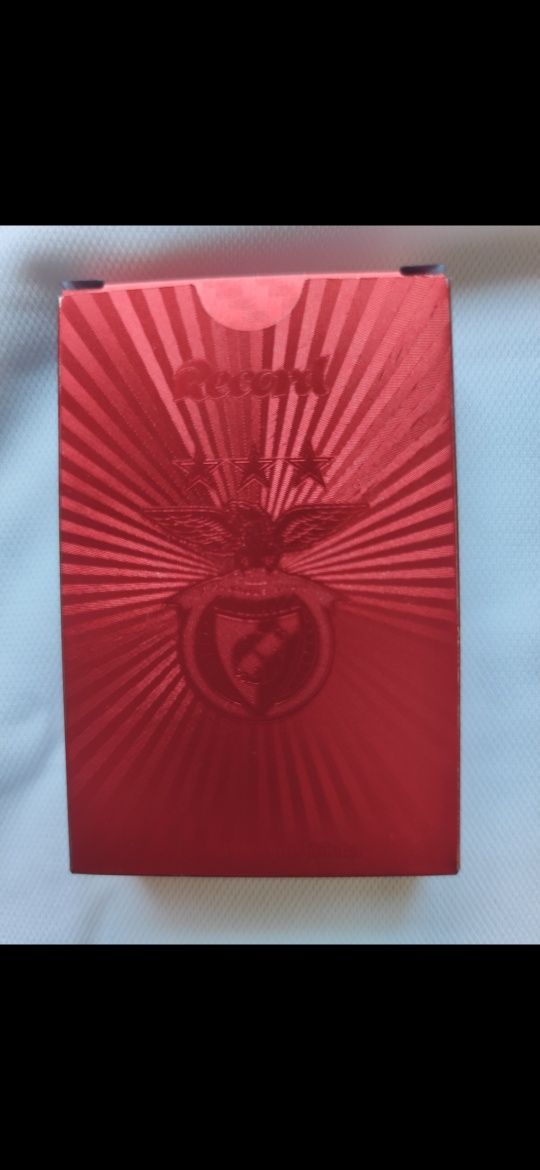 Baralho de cartas do Benfica