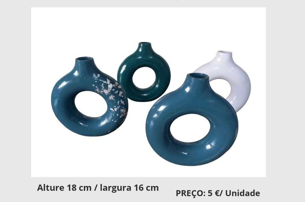 Vasos e peças decorativos