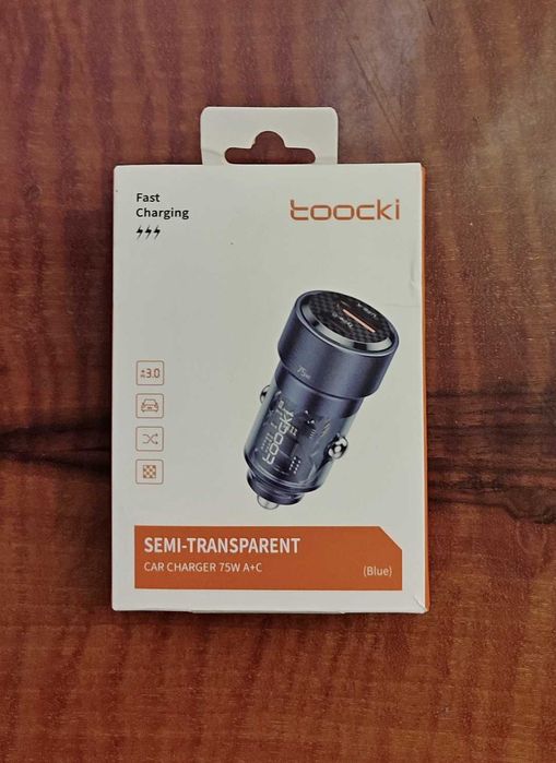 Зарядное устройство в автомобиль для телефона TOOCKI