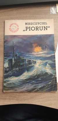 Miniatury Morskie - Niszczyciel "Piorun" wydanie 1958 rok