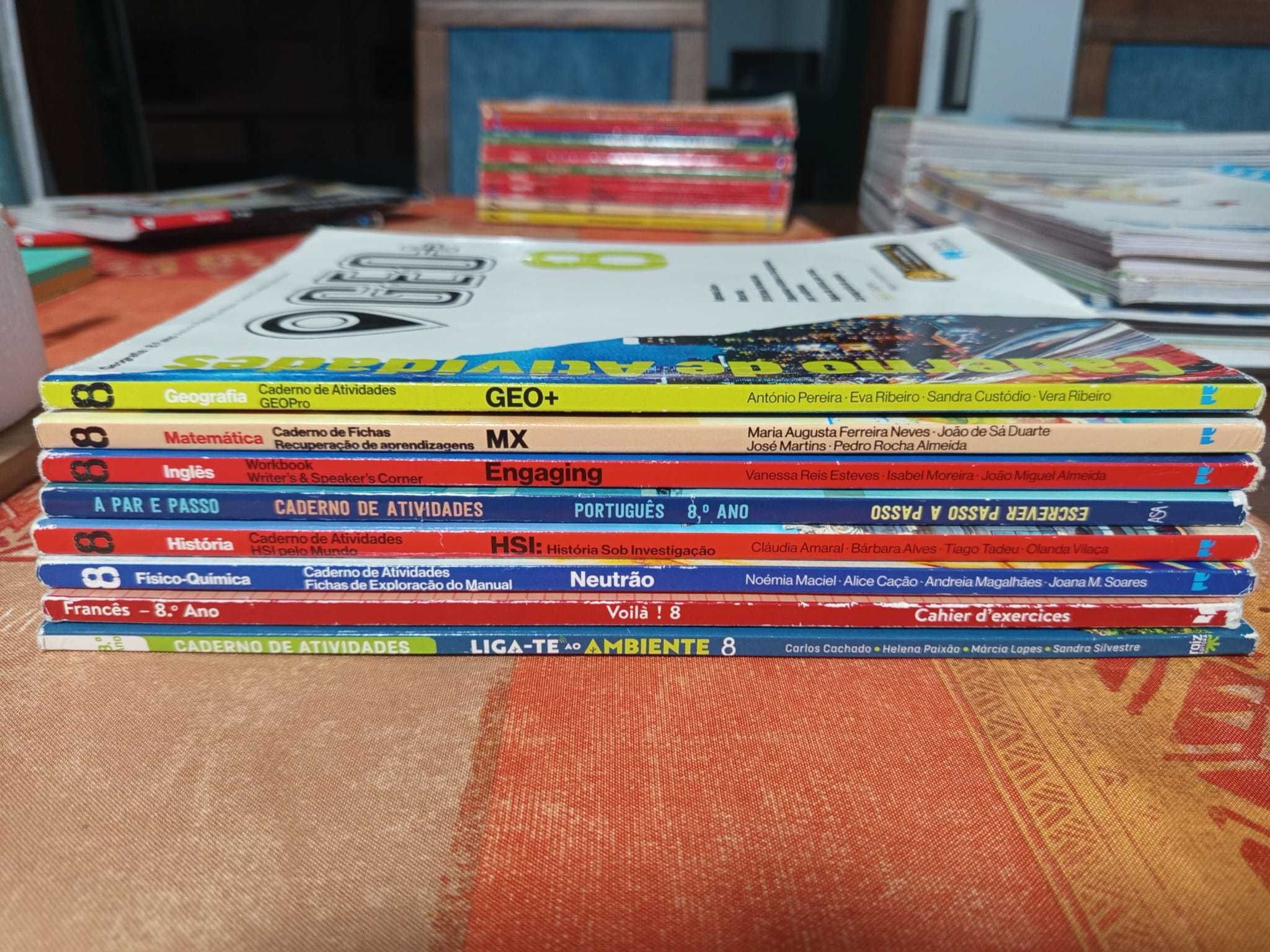 Cadernos de atividade do 8ºAno