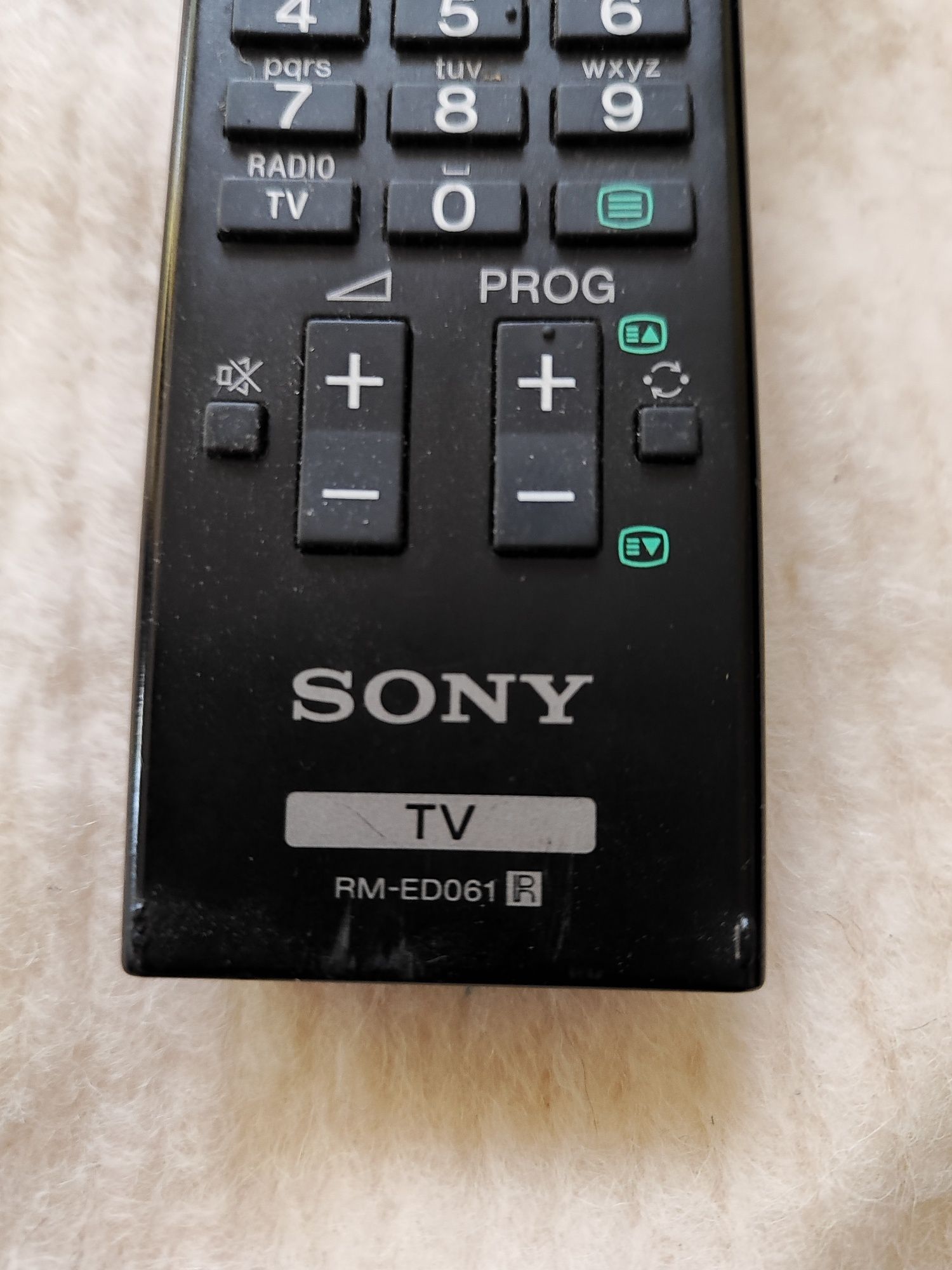 Pilot i zasilacz do tv sony