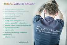 ZŁOTA RĄCZKA - usterki elektryczne, hydrauliczne, stolarskie i inne