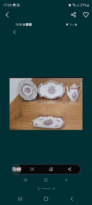 Varias peças limoges