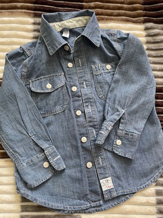 Сорочка джинсова на хлопчика Gap 4 роки Зріст 104-110 см