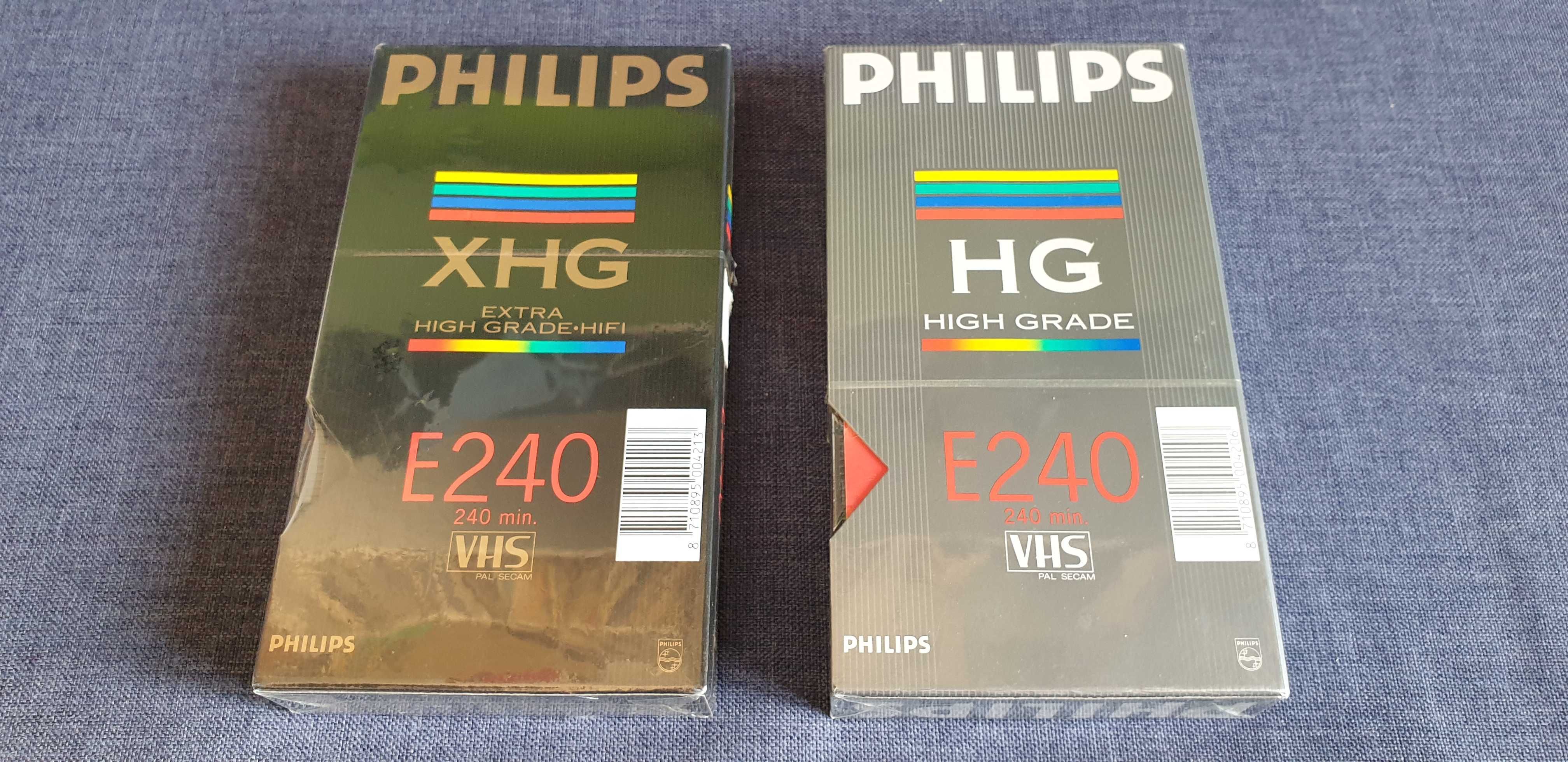 Philips XHG 240 Philips HG 240, kasety VHS, Nowe