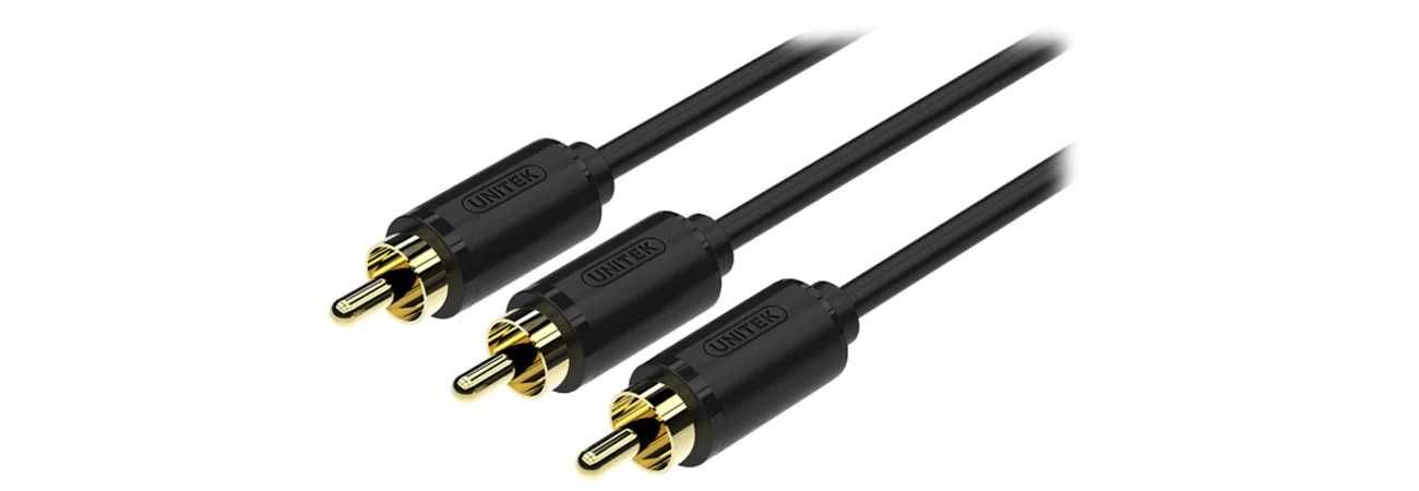 Kabel Unitek 3xRCA - 3xRCA (Chinch) 1,5 m - NOWY