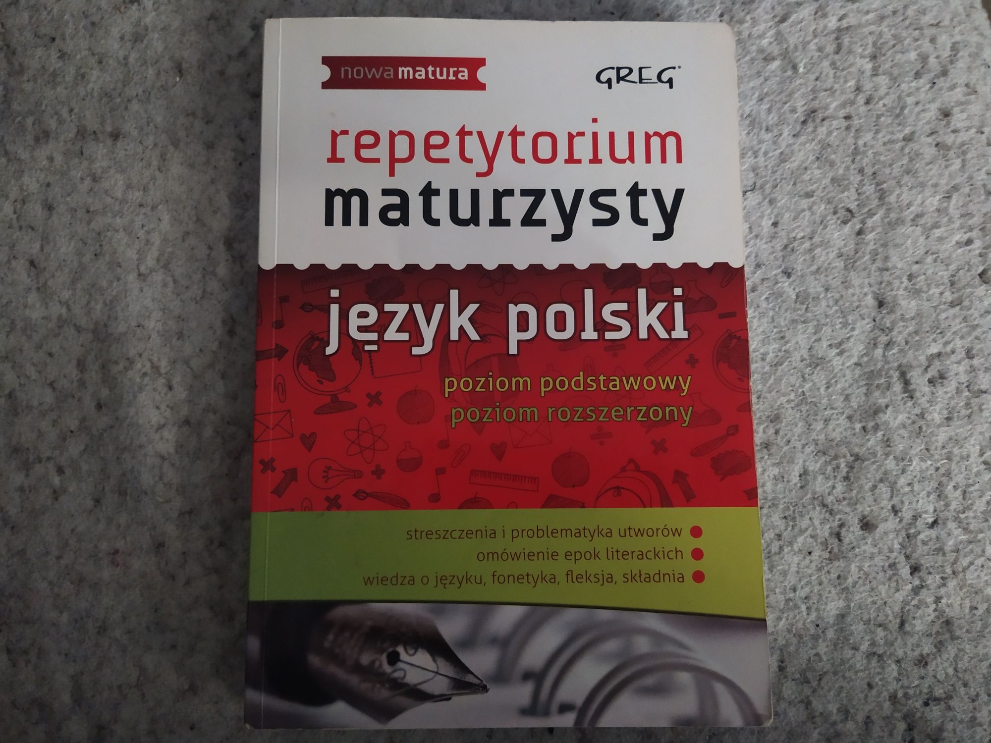 Repetytorium maturalne język polski GREG, Nowa matura