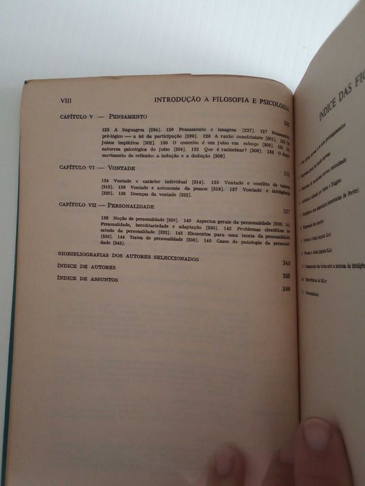 Livro "Introdução à Filosofia e Psicologia", J. Serrão e J. de Macedo