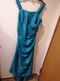 Vende-se vestido de gala azul