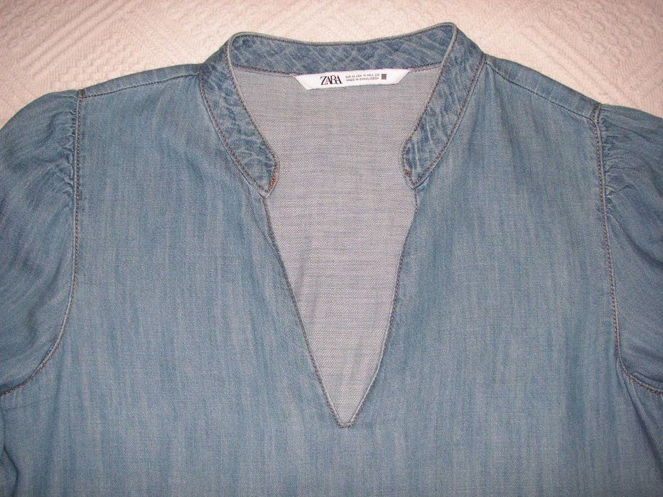 Vestidos Zara Verde T/L e Azul T/M