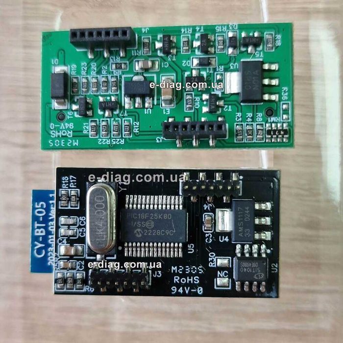 Найкращий ELM327 v1.5 ‼️ Чіп PIC18F25K80 ‼️ 2 плати Сканер ELM327