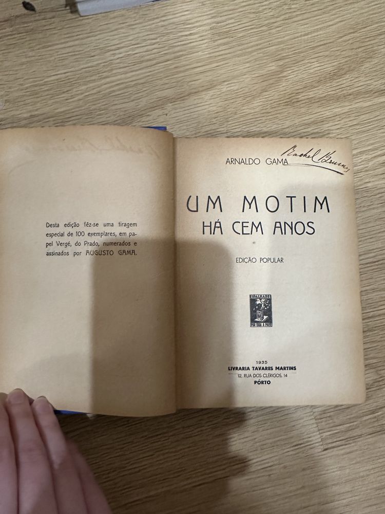 2 livros raros de Arnaldo Gama