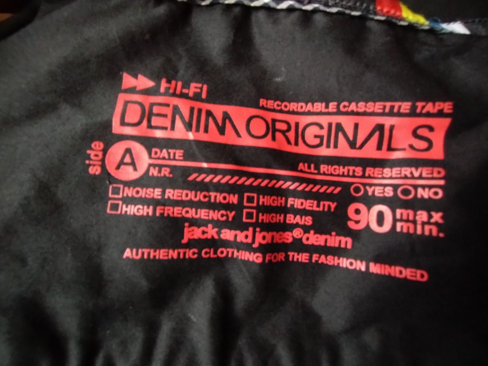 Koszula Jack & Jones Denim Orginals sygnowane guziki Napy  Hafty