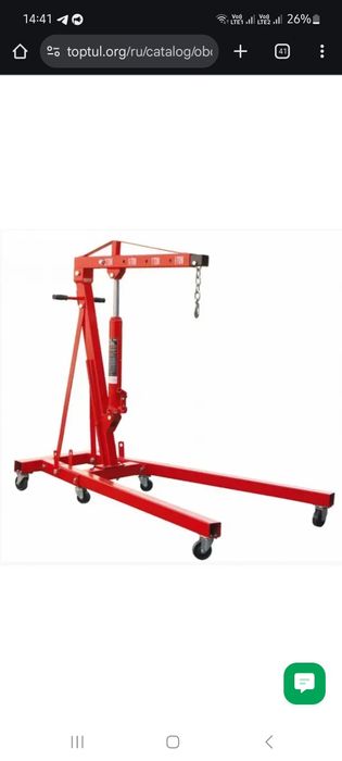 Підкатний кран 2т. Торін бігред