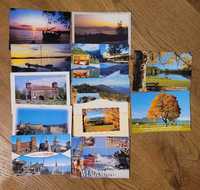 Zestaw: 12 x kartki pocztowe: góry, morze,  TORINO, Świętego Pawła
