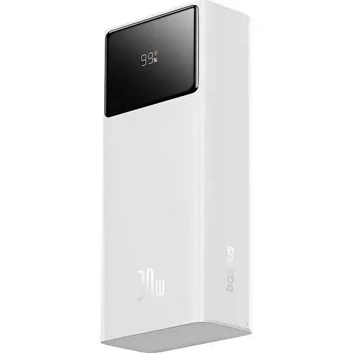 Павербанк Baseus Star-Lord Digital Display 30000mAh 22.5W білі і чорні