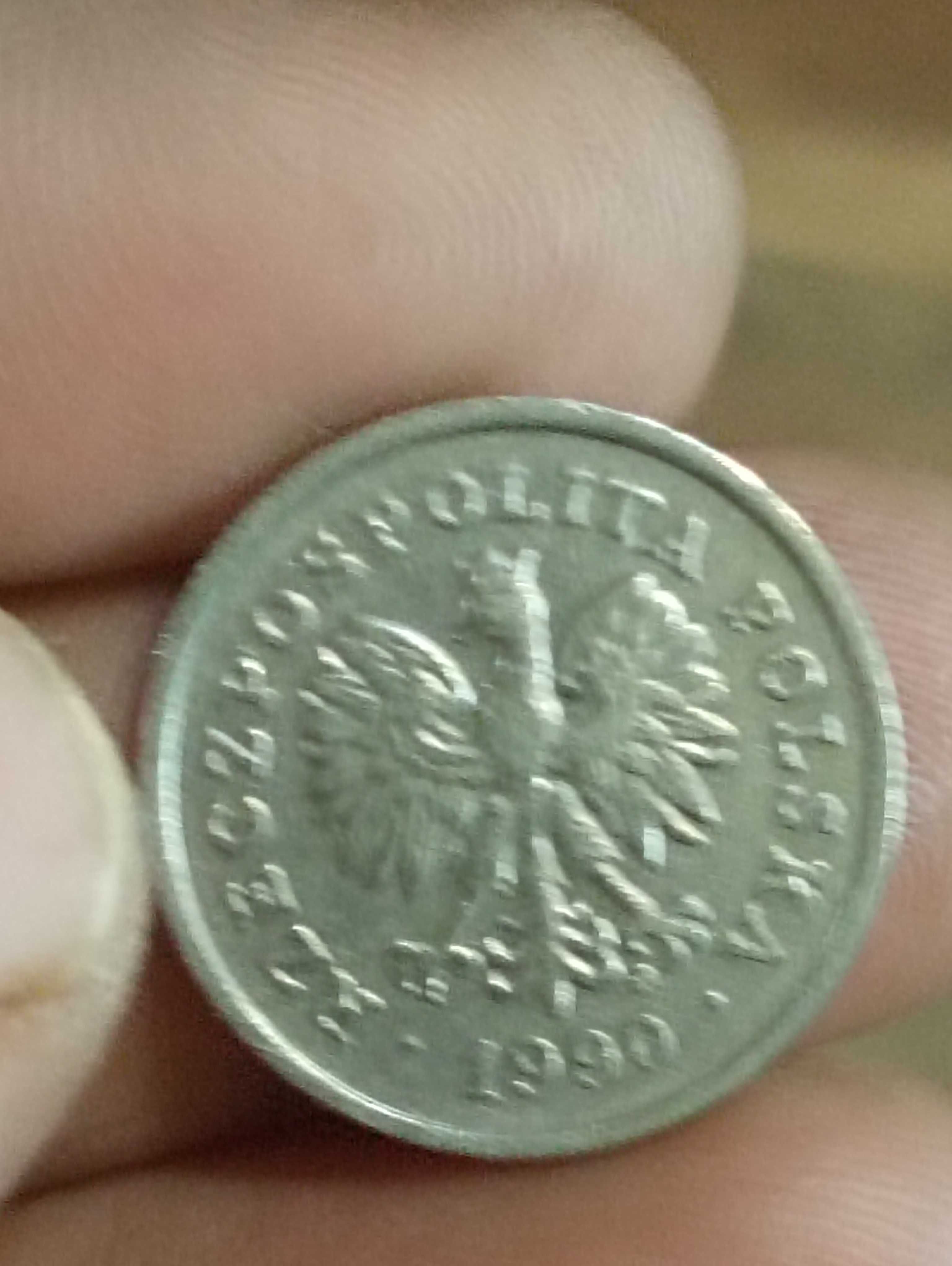 sprzedam piata monetę 50 groszy 1990 rok